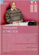 Interview of CEO Mr. Kuldeep Aggarwal in SEARCH magazine, January 2007 issue