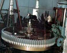 Gear Cutting of 2020 mm Gear dia 20 Module