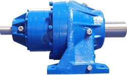 Input Solid Shaft, Foot Mounted Planetary Gearbox 