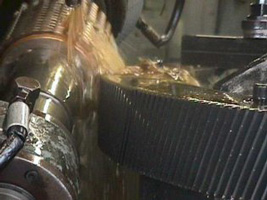 Gear teeth generation on Gear Hobbing Machine