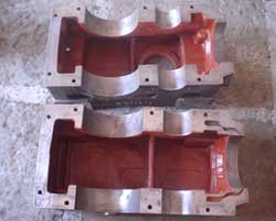Cleaned and Painted inside of Gearbox Casing for Bevel Helical Gearbox