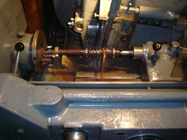 Teeth profile grinding of Worm shafts on worm grinder